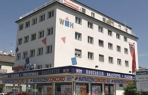 Außenaufnahme von dem Bürogebäude am Standort Salzburg